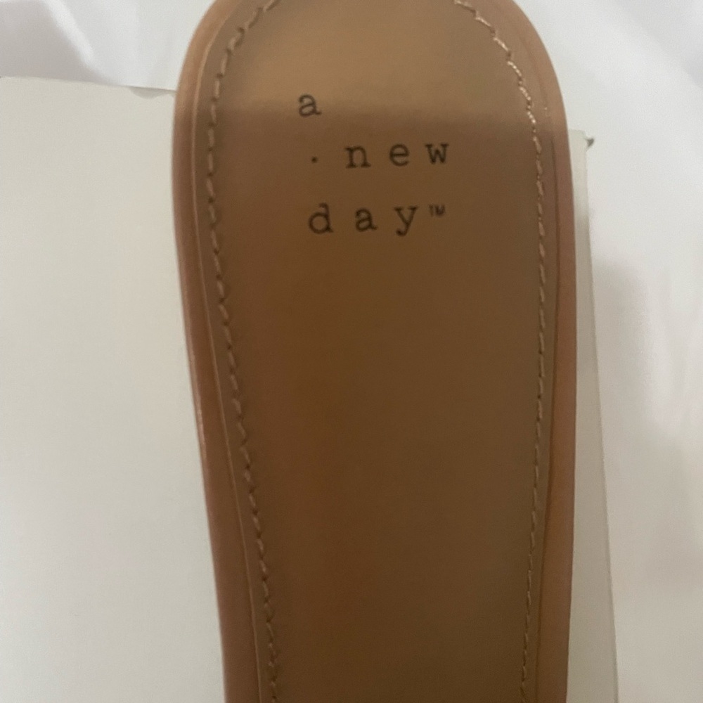 a new day Tan and Cream Mules with Block Heel - Picture 7 of 13